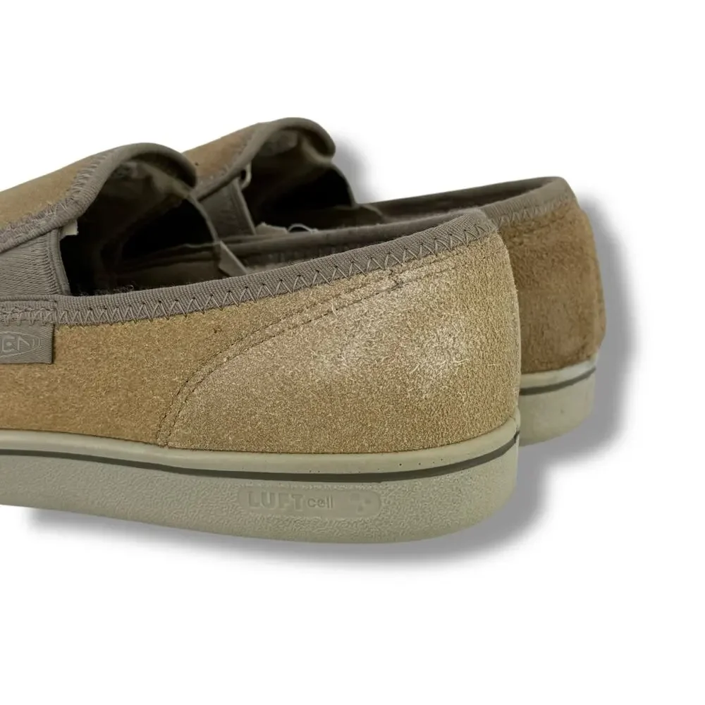 Keen Eldon Harvest Slip On Suede Leather Shoes Mens Size 9.5 EU 42.5 Tan 1026839